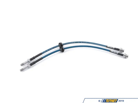 Front Stainless Steel Brake Lines - non-M E46