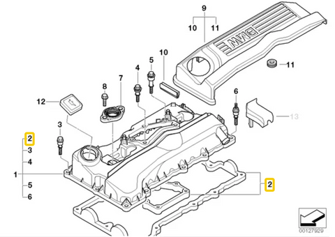N46N Valve Cover Gasket