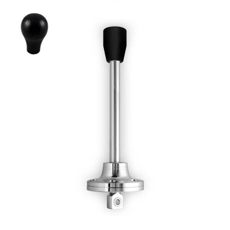 Short Shifter BMW E30 E34 New Version - Short Black Knob