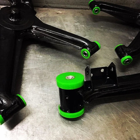 E30 Rear Bushing Kit w/12mm Riser, Studs & Spacers